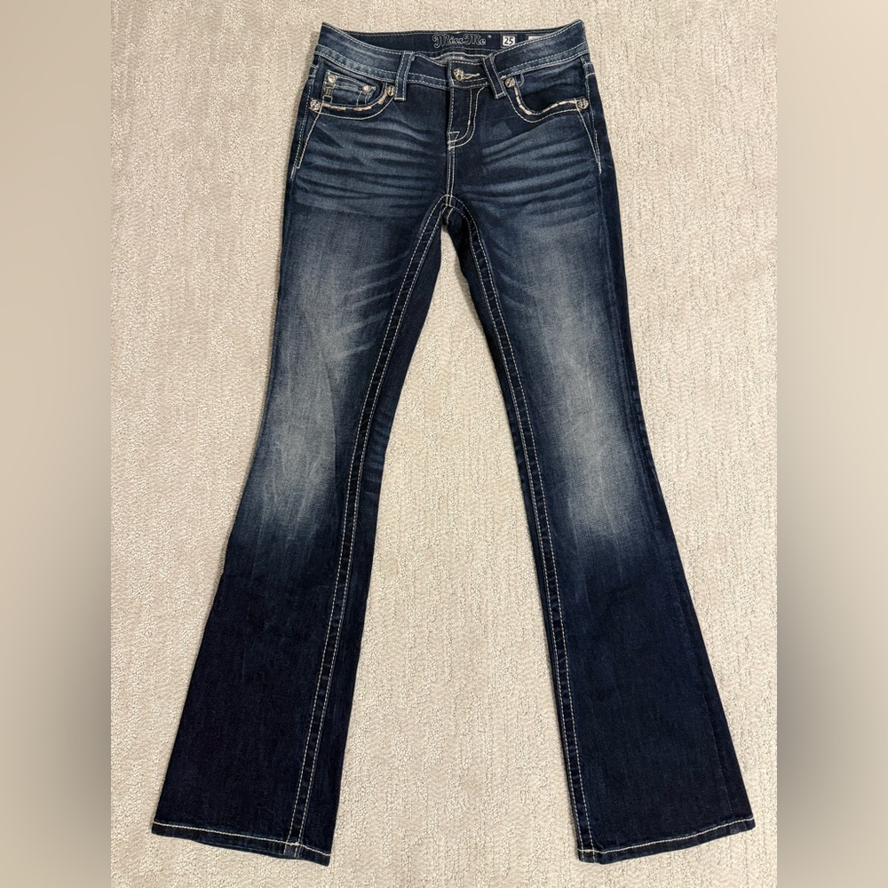Miss Me Dark Blue Flare Jeans